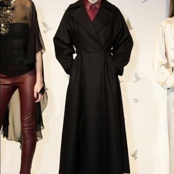 Monika Chiang full length wool coat - Picture 1 of 10